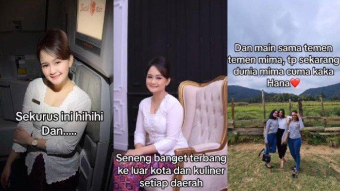 Wanita tunjukan kenangan saat masih jadi pramugari (TikTok @mamamudaaa312)