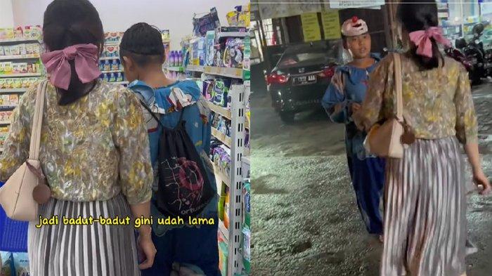 Zara Alesha mengajak Azka belanja