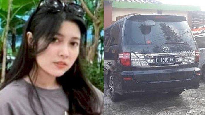 Potret Amalia dan Mobil Alphard yang menjadi penemuan jenazah ibu dan anak di Subang