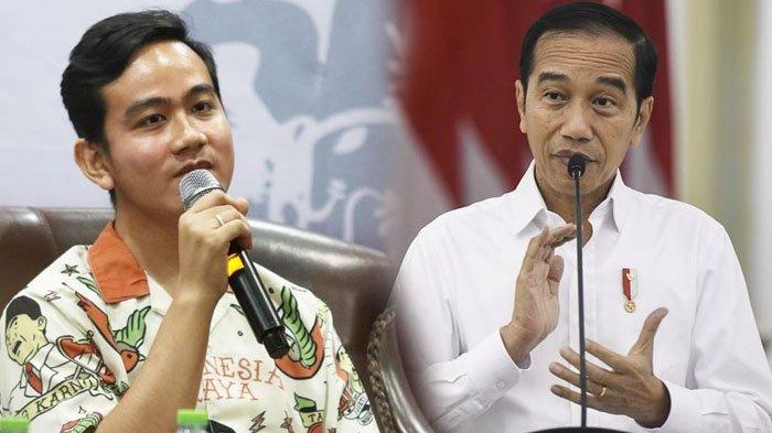 Potret Gibran Rakabuming dan Presiden Jokowi