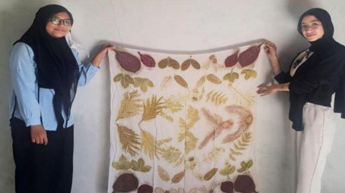 Produk ecoprint Mangrove dari kelompok masyarakat di Kecamatan Nguling, Kabupaten Pasuruan dampingan Tim dosen dan mahasiswa Universitas Brawijaya