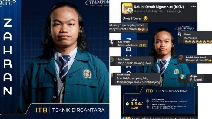 COC 2025 - Kolase flyer Nizar (kiri) dan flyer Nizar yang dihujat warganet. Sosok Zahran Nizar Peserta COC 2025 Raih 2 Medali Internasional, Justru Dihujat di Media Sosial