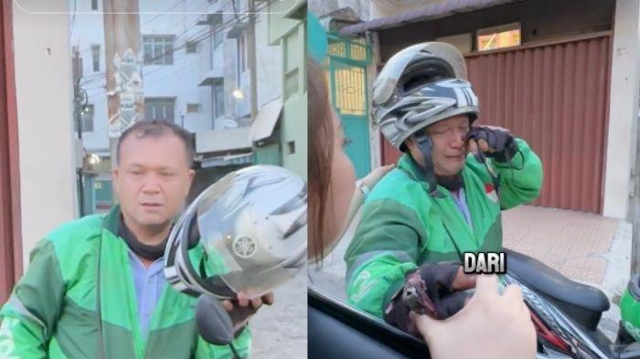 isah Driver Ojol Dapat uang Rp 100 Ribu di Pinggir Jalan