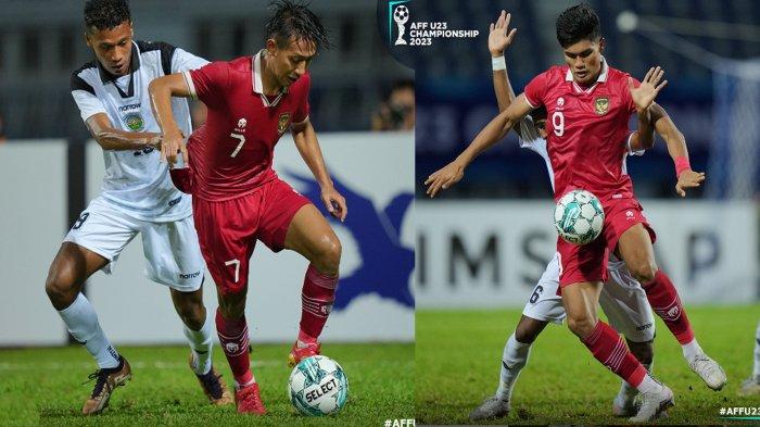 Timnas U23 Indonesia saat menghdapi Timor Leste. Timnas Indonesia U-23 Vs Thailand di laga semifinal Piala AFF U-23 besok Kamis 24 Agustus 2023