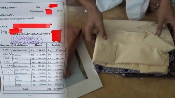 Harga kain seragam sekolah di Tulungagung capai jutaan rupiah per siswa, ditafsir sekolah bisa dapat keuntungan ratusan juta hingga miliaran rupiah