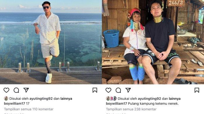 Ayu Ting Ting like postingan Boy William.