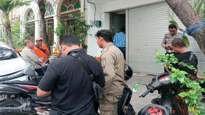 Rumah korban perampokan di Jalan Achmad Jais, Kelurahan Peneleh, Genteng, Surabaya , Rabu (22/1/2025)