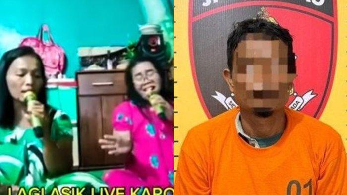  Detik-detik seorang wanita di Desa Suka Damai, Kecamatan Sei Bamban, Kabupaten Serdang Bedagai, Sumatera Utara, tewas ditikam oleh suaminya saat sedang melakukan siaran langsung di Facebook. (Ig@lambe_turah/Tribun-medan.com)
