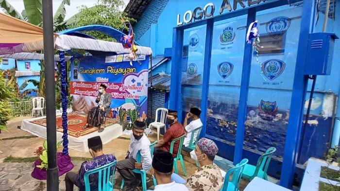 Kampung Biru Arema Malang, Selasa (25/5/2021).