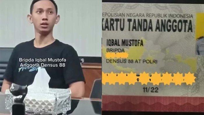 Bripda Iqbal Mustofa anggota Densus 88 Antiteror Polri yang kuntit Jampidsus Febrie Adriansyah.