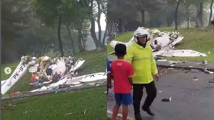 pesawat jatuh
