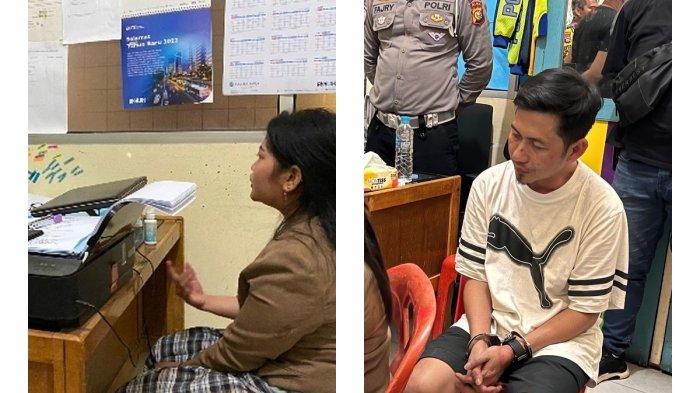 Penumpang dan sopir Calya yang tabrak sekeluarga pengendara sepeda motor yang mengakibatkan tiga orang tewas di tempat.di Pekanbaru, Riau, Rabu (1/1/2025)