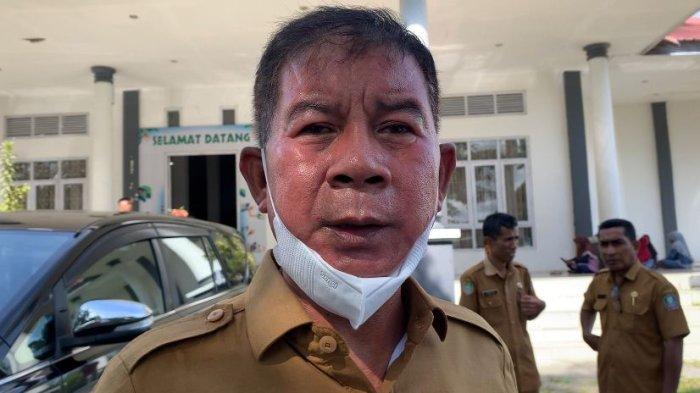 Saiful Turuy saat masih menjabat Sekda Halmahera Selatan, Selasa (9/5/2023).