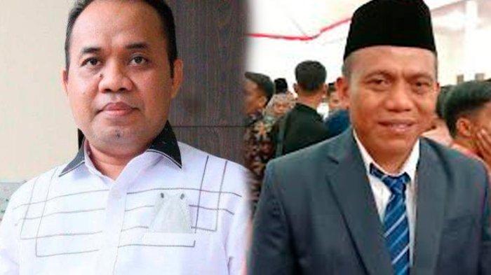 Politikus Perindo Rusihan Jafar (kiri) dan Polirikus PAN Muhtar Sumaila (kanan). Kedunya diisukan bikin poros baru di Pilkada Halmahera Selatan, Maluku Utara, tahun 2024, Selasa (9/7/2024).
