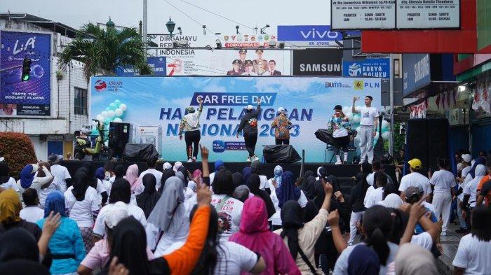 Car Free Day HPN 2023 di kawasan Jalan A.Y Patty, Kecamatan Sirimau, Kota Ambon.