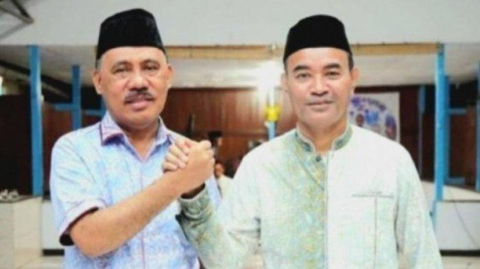 Calon Bupati dan Wakil Bupati Halmahera Barat James Uang (Kiri) dan Djufri Muhamad (Kanan).