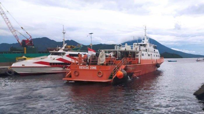 Kapal KN SAR 237 Pandu Dewanata Sar Ternate siap menuju LKP untuk lakukan pencarian, Rabu (26/6/2024)