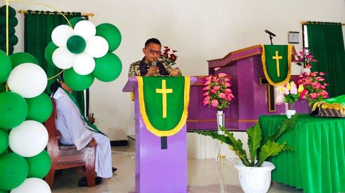 Gedung Gereja GMIH Eklesia Cio Dalam Morotai Maluku Utara Diresmikan ...
