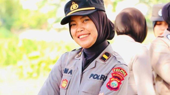 Sosok Ipda Fatmawati Sukur yang saat ini jabat Kanit 1 Satnarkoba Polres Ternate Polda Maluku Utara, Minggu (28/4/2024)