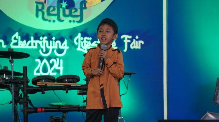 Lantunan ayat Al-Qur'an yang dibawakan Muhammad Khairi Faisal atau yang biasa di panggil Dafa, penyandang disabilitas fisik yang ikut pada lomba Tahfiz Al-Qur'an Relief 2024