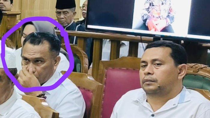 Sukur Lila saat dihadirkan sebagai saksi oleh KPK dengan terdakwa Mantan Gubernur Maluku Utara di PN Ternate, Rabu (31/7/2024).