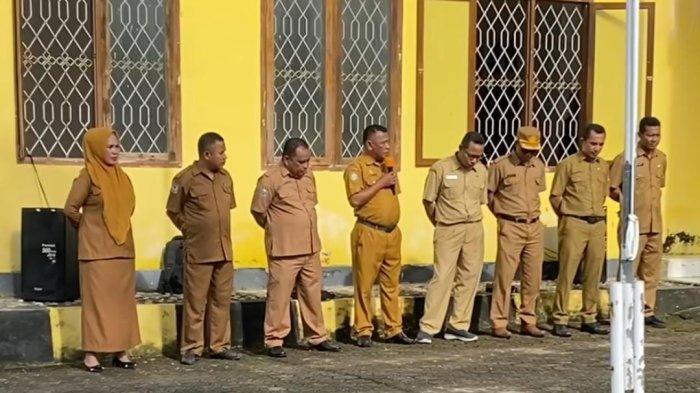 JABATAN: 8 Pj Camat se Pulau Taliabu, Maluku Utara, yang baru diangkat Sashabila Mus, Selasa (10/6/2025).