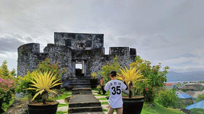 Benteng Tolukko di Kota Ternate, Maluku Utara. Diabadikan 14 Maret 2024