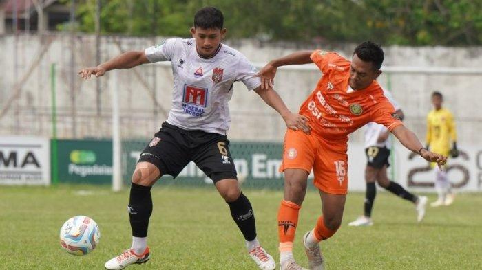 Bintang Malut United FC, Ahmad Baasith di laga kontra Persiraja Banda Aceh di leg pertama playoff perebutan juara 3 Liga 2 2023-2024