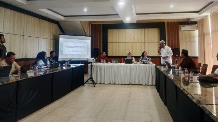 INOVASI: Suasana diskusi dengan sejumlah awak media yang diselanggarai BPJS Kesehatan Ternate, Rabu (11/6/2025)