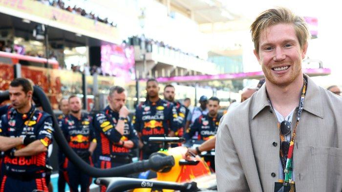 Gelandang Manchester City, Kevin De Bruyne, diundang dalam acara balapan Abu Dhabi Grand Prix.