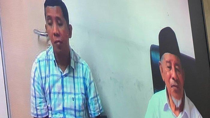 SIDANG: Suasana JPU hadirkan kembali hadirkan saksi Gubernur Maluku Utara nonaktif, Abdul Ghani Kasuba alias AGK dan Ramdani Ibrahim (asisten pribadi AGK) via zoom beberapa waktu lalu, Senin (6/5/2024)