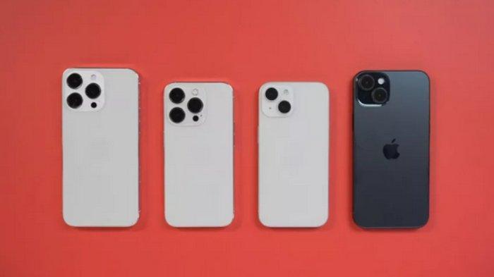 Ilustrasi iPhone 15 Ultra, iPhone 15 Pro, iPhone 15, iPhone 15 Plus. Akan dirilis September 2023.