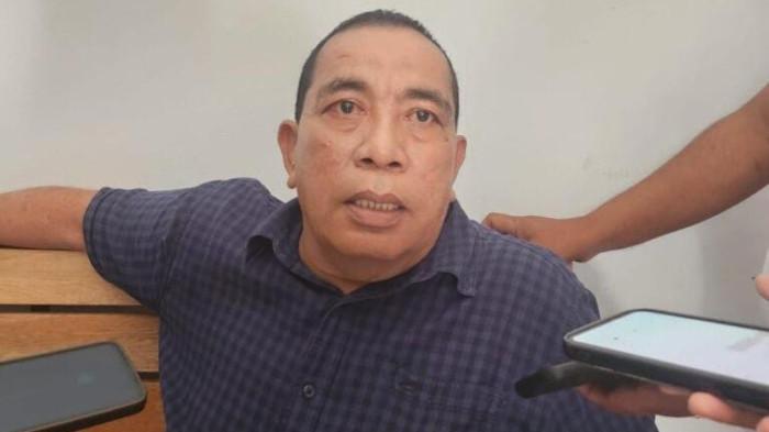 ANGGARAN: Ketua Komisi I DPRD Kota Ternate, Maluku Utara Muzakir Gamgulu saat diwawancarai Tribunternate.com, Rabu (23/7/2025)