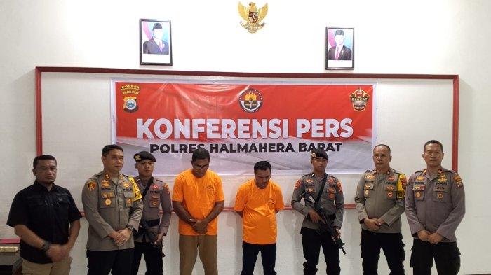 Kepala Dinas Perindakop Halmahera Barat dan Stafnya ditetapkan tersangka, mereka jalani masa penahanan di Polres Halmahera Barat selama 20 hari ke depan