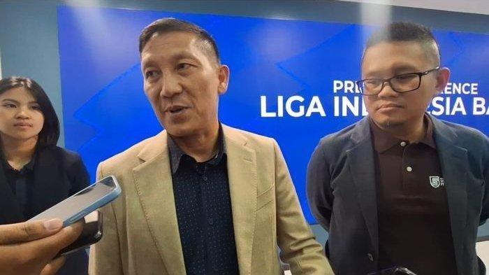 KOMPETISI: Ferry Paulus selaku Direktur Utama PT LIB (Liga Indonesia Baru) pada saat diwawancarai sejumlah awak media belum lama ini
