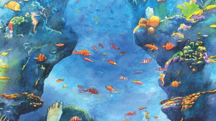 Cover Novel Laut Bercerita karya Leila Salikha Chudori.