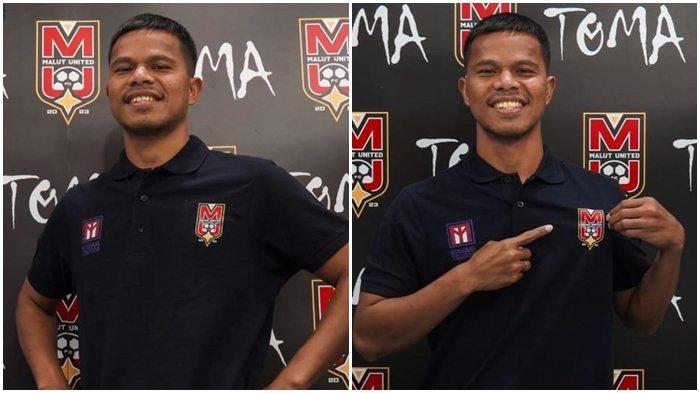 TRANSFER: Mantan Kapten Timnas Indonesia, Manahati Lestusen. Di mana ia resmi diperkenalkan Malut United FC pada awal bursa transfer Liga 1 2024-2025