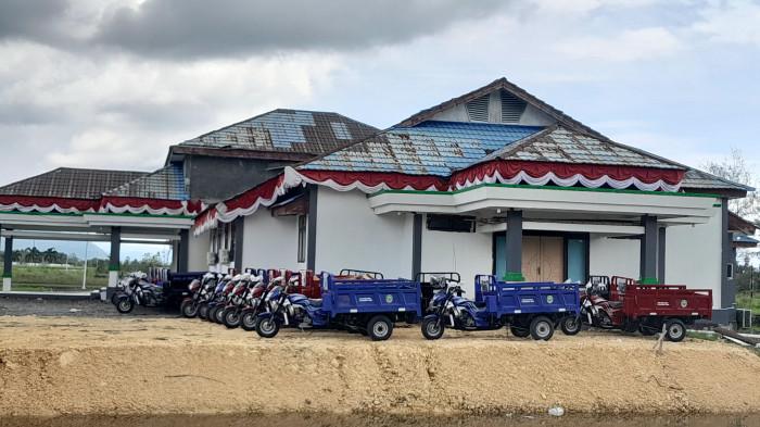 BANTUAN: Motor viar yang nanti dibagikan ke petani di Halmahera Timur, Maluku Utara