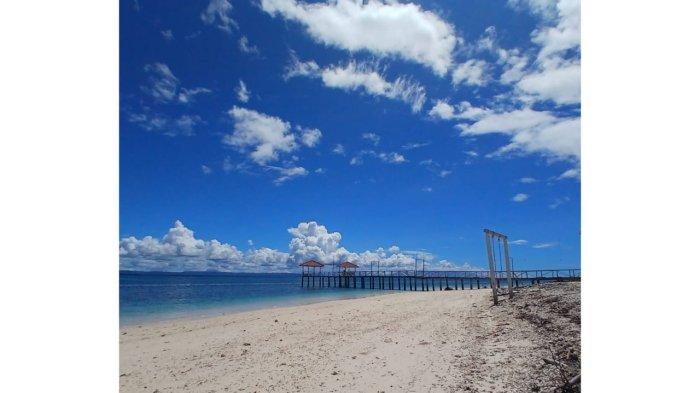 
WISATA: Tampak Indah pesona wisata Pantai Nyaolako di Halmahera Timur, Maluku Utara, Jumat (30/8/2024).