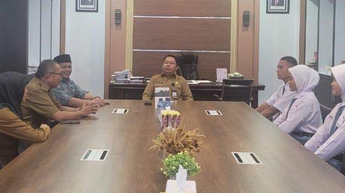 TUGAS: Pelepasan 3 paskibraka Kota Ternate, Maluku Utara ke seleksi tingkat nasional, Rabu (25/6/2025)