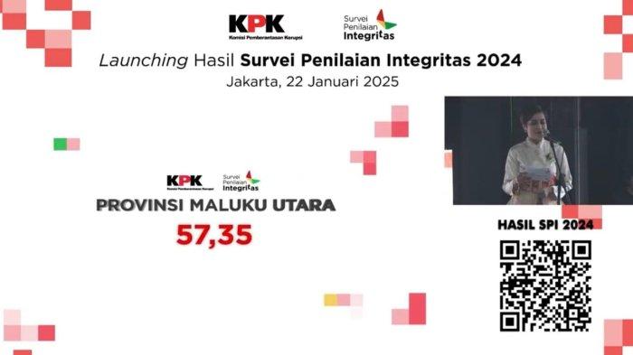 PENILAIAN: Peluncuran hasil Survei Penilaian Integritas (PSI) KPK RI pada 22 Januari 2025