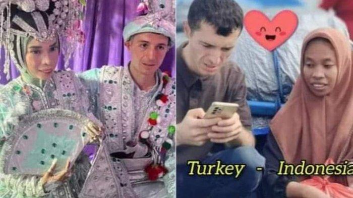 Pria Turki Ahmed nikahi gadi desa Salmiati