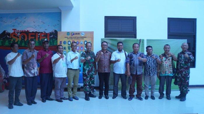 Foto bersama Usai Rakor persiapan Kegiatan Latsitardanus tahun 2025 di Maluku Utara