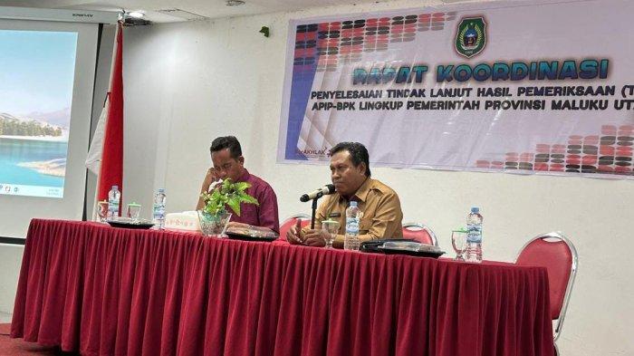 Rapat koordinasi Inspektorat Maluku Utara dengan jajaran OPD lingkup Pemprov Maluku Utara