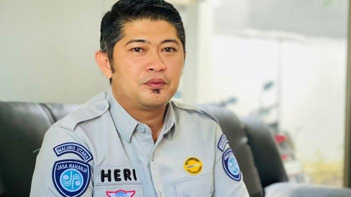SANTUNAN: Kepala Jasa Raharja Ternate Heri Rahmat, Kamis (16/1/2025)