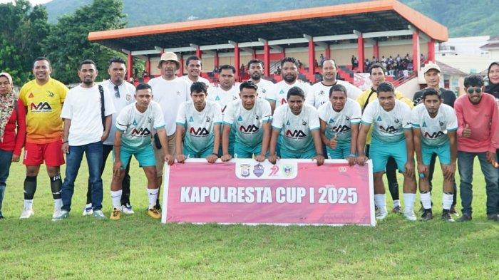 KOMPETISI: Skuad Kwatak Tidore, Maluku Utara di Kapolresta Cup I 2025