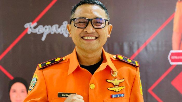SOSOK : Mengenal sosok Iwan Ramdani. Ia dipercaya Kepala Basarnas RI Marsekal Madya TNI Kusworo untuk menjabat Kepala Basarnas Ternate. Foto: Tribunternate.com/ Randi Basri diambil pada Kamis (30/1/2025).