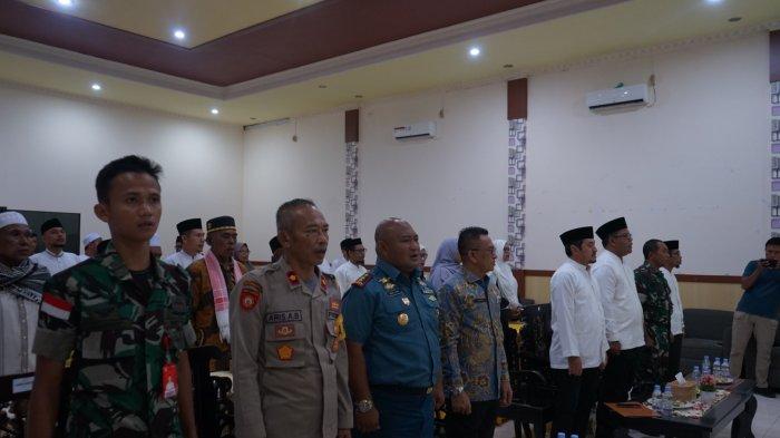 Stakeholder yang turu menghadiri pelantikan Pengurus Konda Al Khairaat Morotai di Hotel Perdana, Kamis (31/10/2024).
