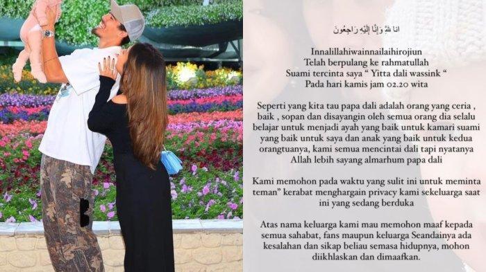 Lewat akun instagram pribadinya @jeniffercoppenreal20 menyampaikan kabar duka, suaminya tercinta Dali Wassink meninggal dunia pada Kamis (18/7/2024).