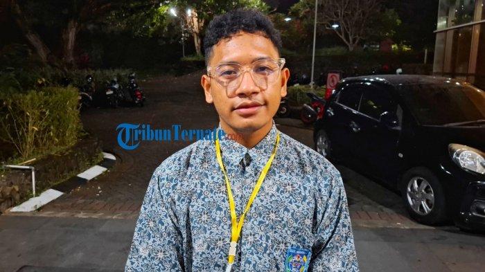 EVENT: Peserta LKS 2025 Alfaiz Al Ambary, siswa SMK Negeri 2 Kota Ternate, Maluku Utara jurusan teknik komputer dan jaringan saat diwawancarai Tribunternate.com, Kamis (10/7/2025) malam